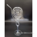 custom champagne glasses flute with straw